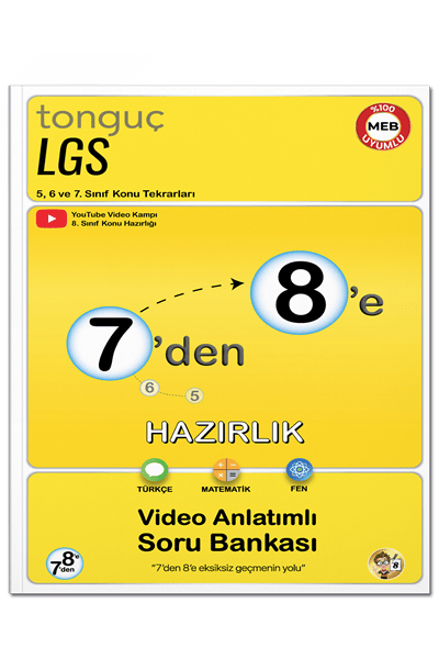 7'den 8'e Hazırlık Kitabı