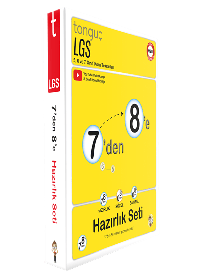7'den 8'e Hazırlık Seti Tonguç Akademi