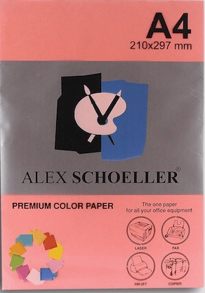 ALEX FOTOKOPİ KAĞIDI A4 FOSFORLU PEMBE 500 LÜ ALX-742