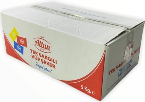 Altun Tek Sargılı Küp Şeker 5 kg (Hijyenik Çift Kat Sızdırmaz Sargı - Endüstriyel Kurumsal İkram Grubu, Çay Ocağı ve Ofis Mutfak Sarf Malzemesi)