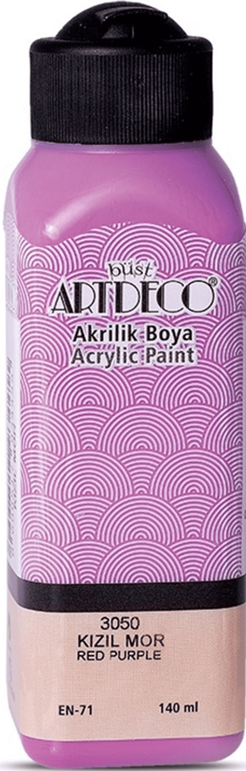 ARTDECO AKRİLİK BOYA 140 ML KIZIL MOR Y-070R-3050