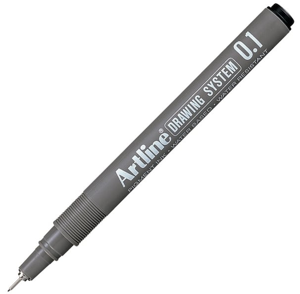 ARTLINE ÇİZİM KALEMİ DRAWING SYSTEM 231 0.1 SİYAH A-EK-231 BLACK