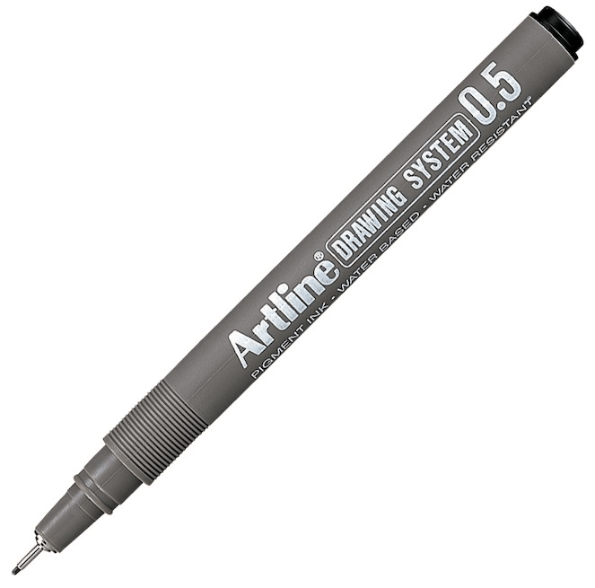 ARTLINE ÇİZİM KALEMİ DRAWING SYSTEM 235 0.5 SİYAH A-EK-235 BLACK
