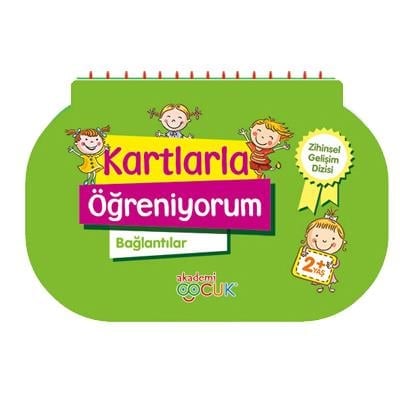 Akademi Çocuk Zihinsel Gelişim Dizisi Kartlarla Öğreniyorum Bağlantılar 23X15 cm
