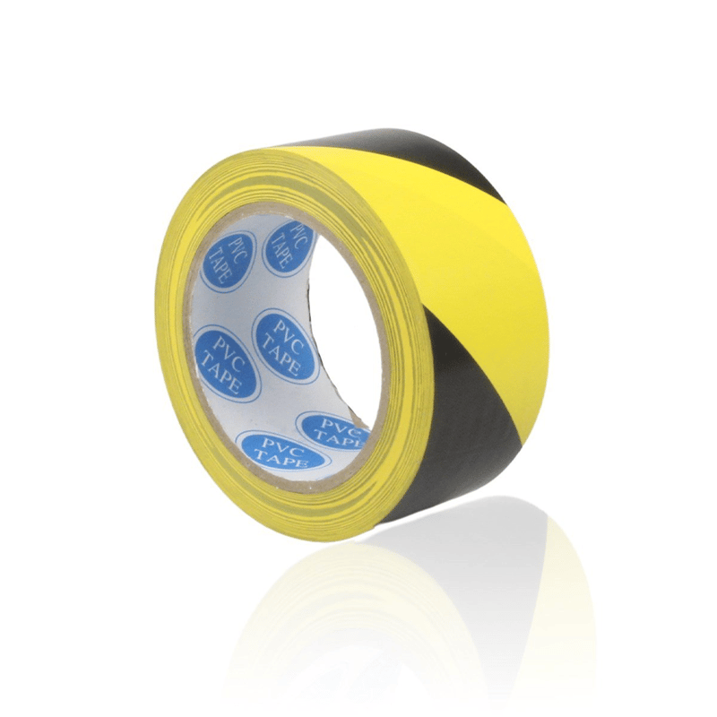 BOSS TAPE YER İŞARETLEME BANDI PVC SARI-SİYAH 48 MM x 30M BT-02048