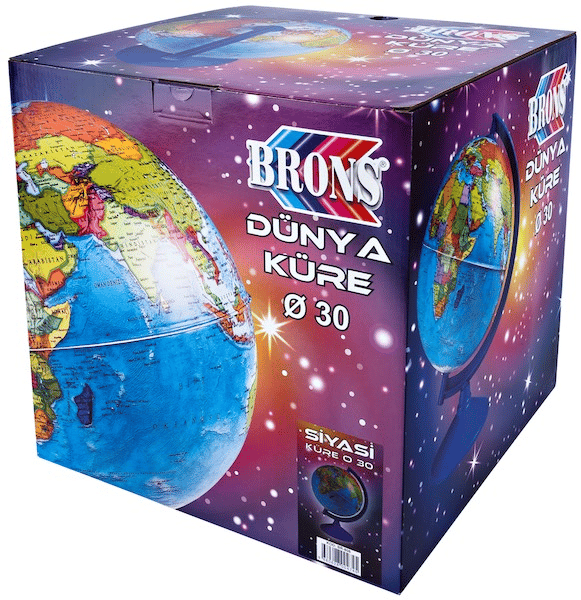 Brons Küre Siyasi 30 Cm Br-806