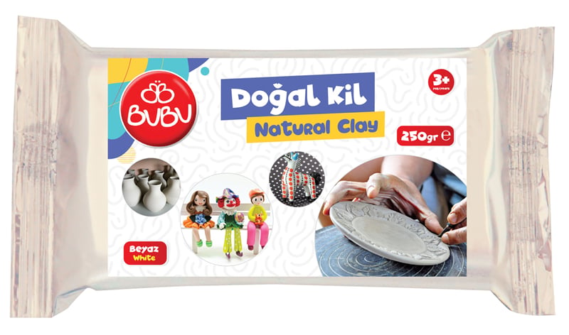 BU-BU DOĞAL KİL BEYAZ 250 GR. BUBU-DK0001