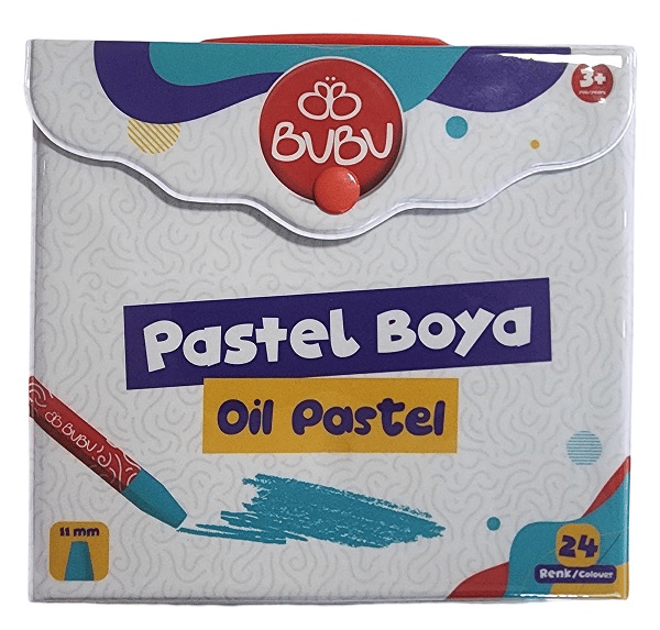 BU-BU PASTEL BOYA 24 RENK ÇANTALI PVC BUBU-PAS003
