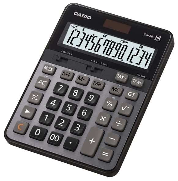 Casio Hesap Makinesi Masaüstü DS-3B 14 Hane
