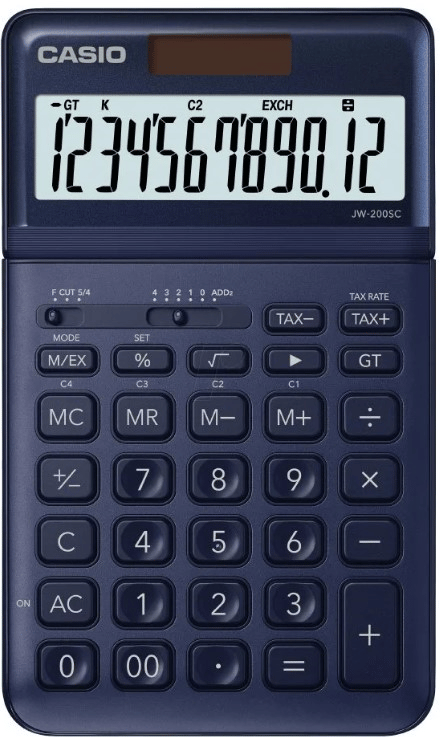 CASIO HESAP MAKİNESİ MASAÜSTÜ JW-200SC-NY LACİ