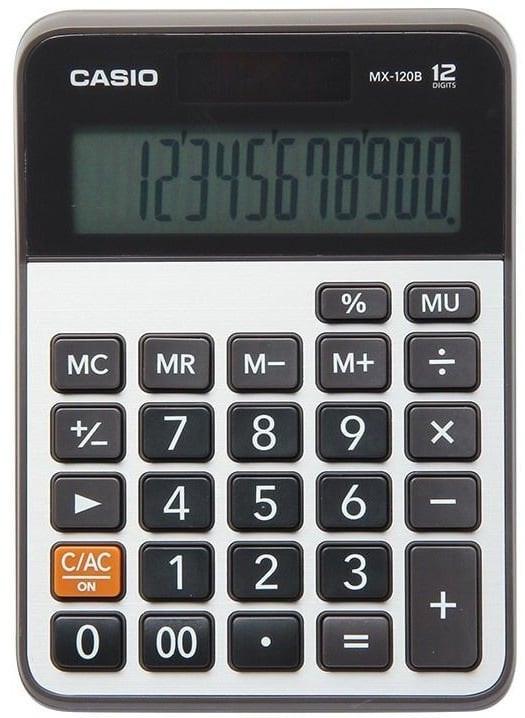 Casio Masaüstü Hesap Makinesi 12 Hane MX-120B