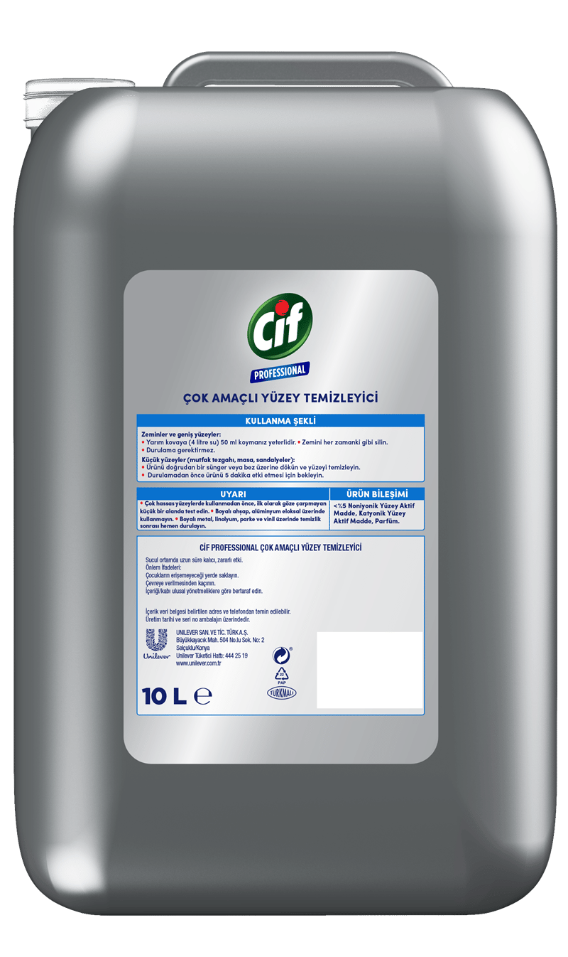 CİF PROFESSIONAL ÇOK AMAÇLI YÜZEY TEMİZLEYİCİ 10L 68686184
