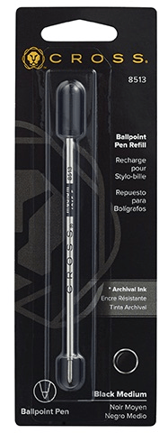 CROSS TÜKENMEZ KALEM  REFİLİ MEDIUM SİYAH 8513D