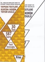 DHBT Kur'an-ı Kerim Tefsir Usulü Yaprak Testleri
