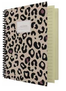 DİLMAN DEFTER LEOPAR SERİSİ KİTAP KAĞIDI DİKİŞLİ SERT KAPAK 16x22 80 YP ÇİZGİLİ 6434
