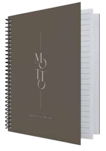DİLMAN DEFTER MOTTO SPİRALLİ SERT KAPAK 17x24 120 YP KARELİ 6187