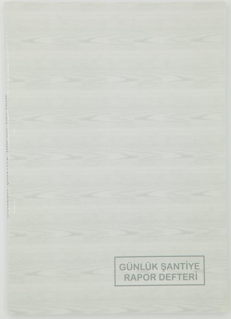 DİLMAN GÜNLÜK ŞANTİYE VE RAPOR DEFTERİ KARTON KAPAK A4 100 YP 5350