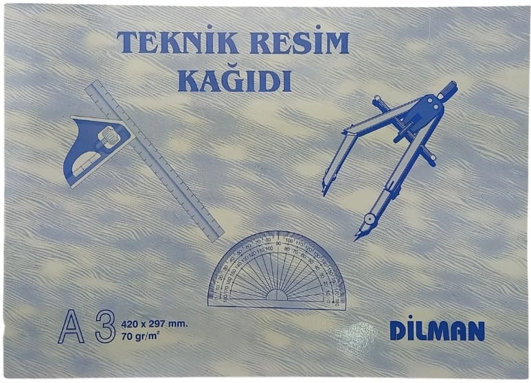 DİLMAN TEKNİK RESİM KAĞIDI A3 YATAY 30 YP 2115