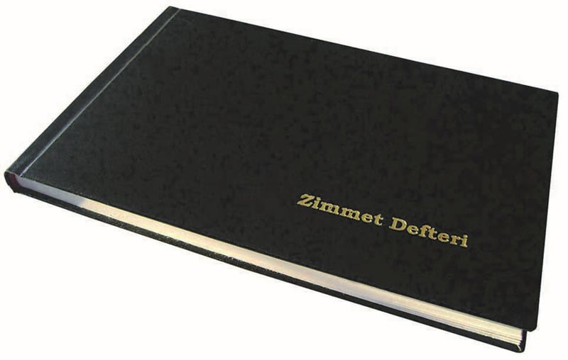 DİLMAN ZİMMET DEFTERİ CİLTLİ 14x20 192 YP YATAY 2409