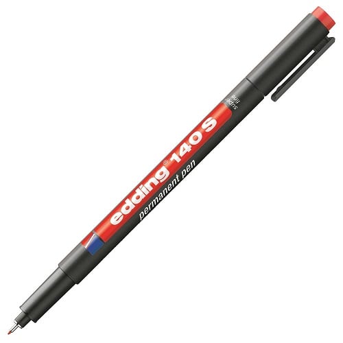 EDDING ASETAT KALEMİ E-140S KIRMIZI