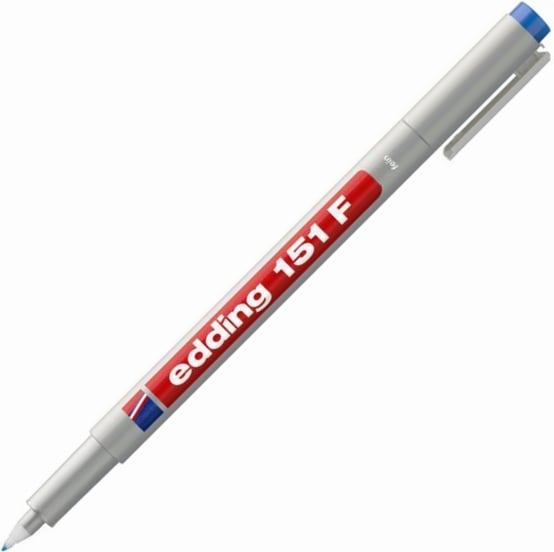 EDDING ASETAT KALEMİ E-151F MAVİ