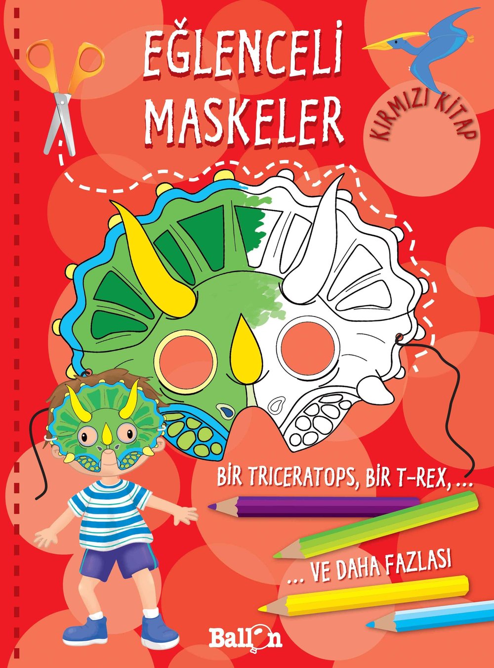 Eğlenceli Maskeler (Kırmızı Kitap)