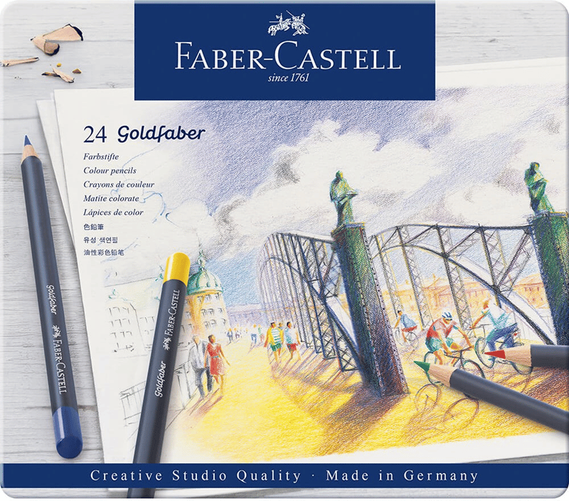 FABER GOLDFABER KURU BOYA KALEMİ 24 LÜ 114724