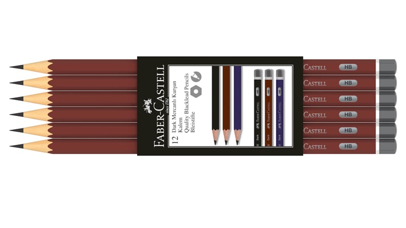 Faber-Castell Kurşun Kalem Dark Mercanlı HB Bandrol (FSC)