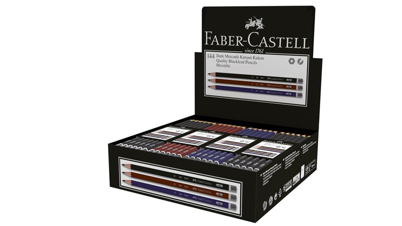 Faber-Castell Kurşun Kalem Dark Mercanlı HB Bandrol (FSC)