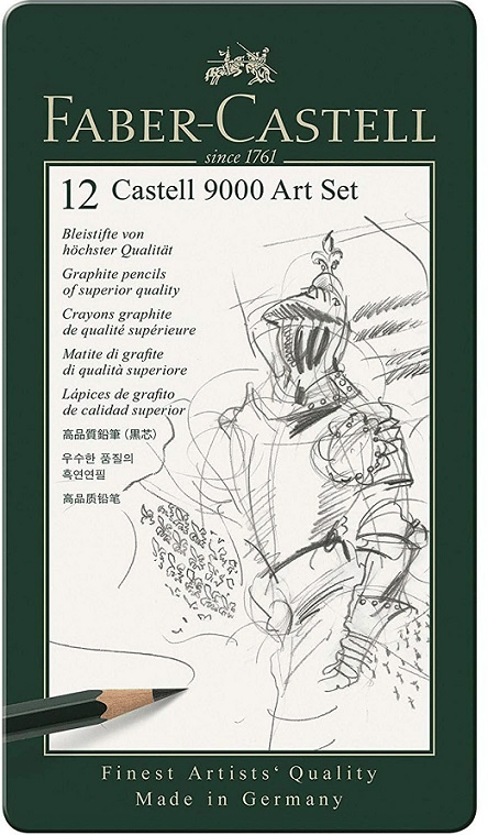 FABER KURŞUN KALEM DERECELİ 9000 ART SET 119065