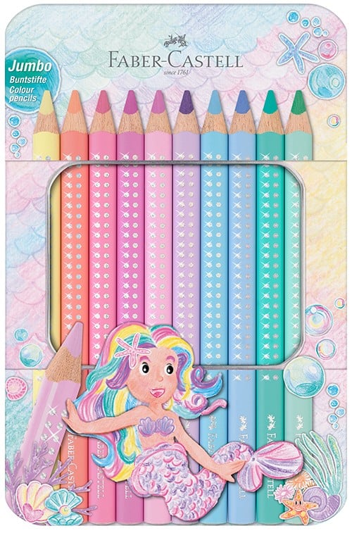 FABER KURU BOYA JUMBO SPARKLE 10 LU 5171210910000