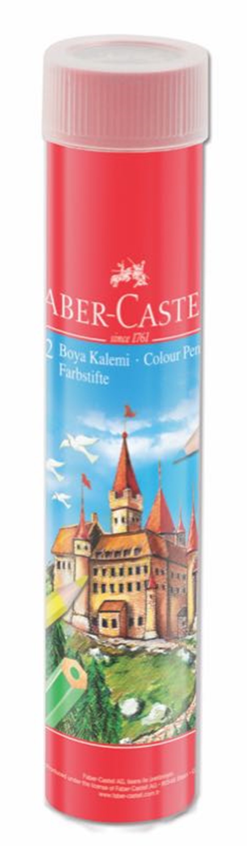 FABER KURU BOYA RED LİNE 12 Lİ TÜP 116512