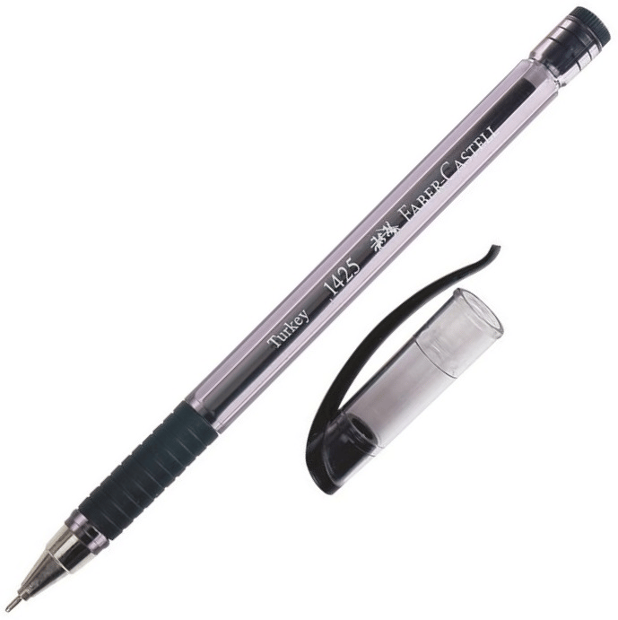 Faber-Castell 1425 İğne Uçlu Tükenmez Kalem - Siyah