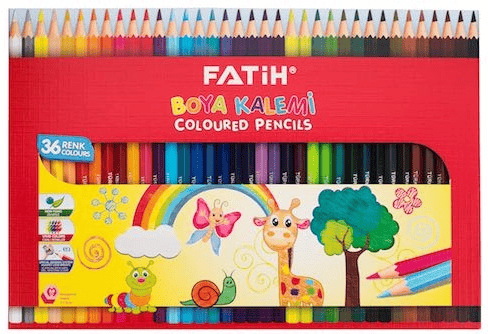 FATİH KURU BOYA 36 RENK TAM BOY 33245