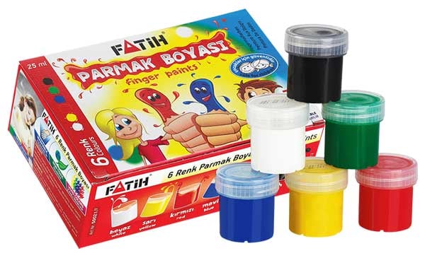 FATİH PARMAK BOYASI 6 RENK 50021