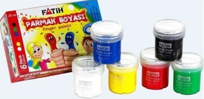 FATİH PARMAK BOYASI 6 RENK NEON FA50002PB6R