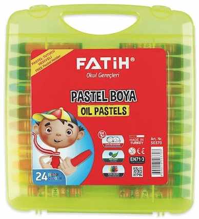 FATİH PASTEL BOYA 24 RENK KİNG SİZE ÇANTALI 50370