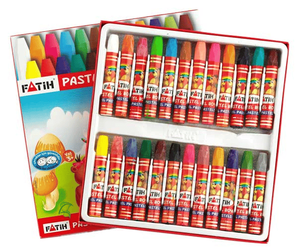 FATİH PASTEL BOYA 24 RENK KİNG SİZE KUTULU 50340