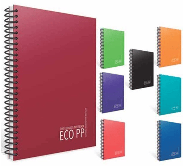 GIPTA DEFTER EKO A4 SPİRALLİ PP KAPAK 80 YP. DÜZ 6391
