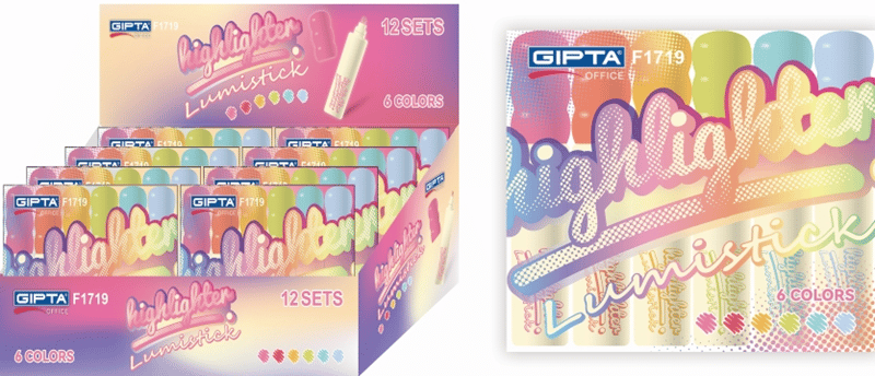 GIPTA FOSFORLU KALEM LUMISTICK 6 LI SET 4-F171900-5001