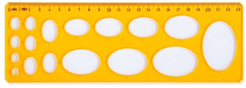 HATAS ELİPS ŞABLONU 02280