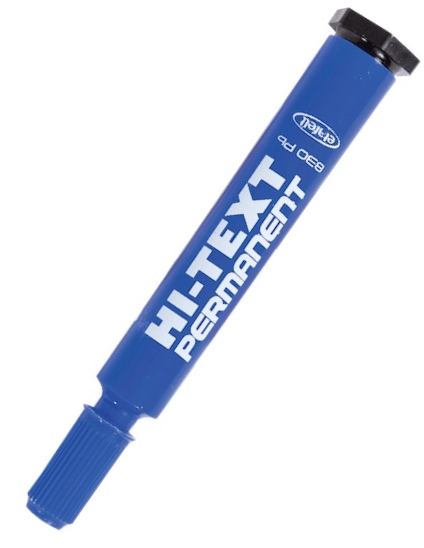 Hi-Text 830Pbm Permanent Marker Yuvarlak Uç Mavi