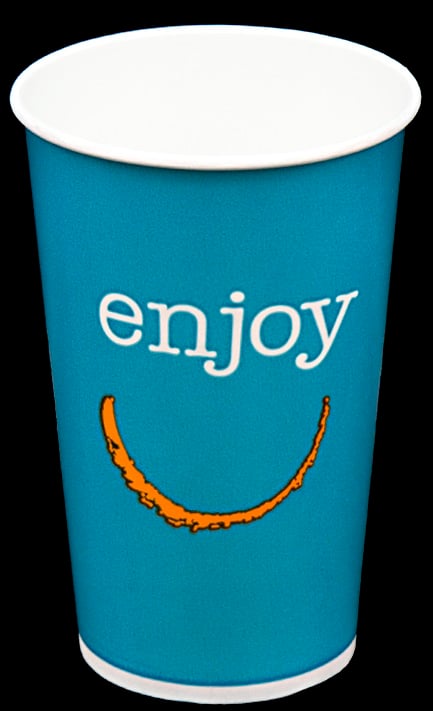 Huhtamaki 16 oz Kağıt Bardak (Soğuk İçecek Uyumlu - 1.000 Adet)