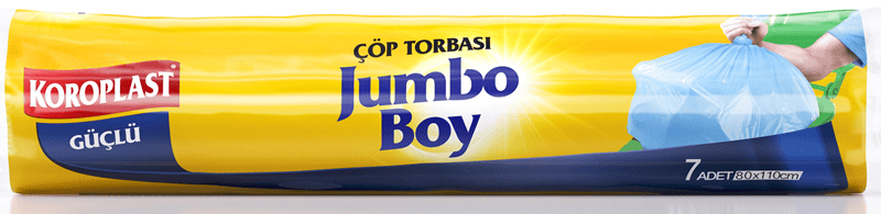 Koroplast Çöp Torbası Güçlü Jumbo (80x110 cm) - 7li Paket