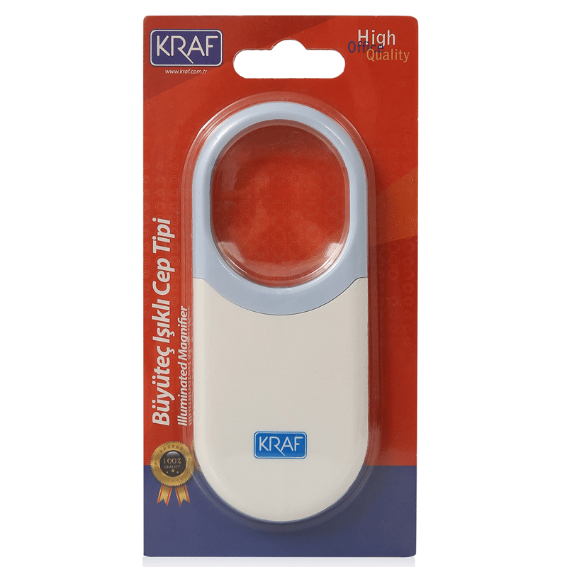 Kraf Işıklı Cep Tipi Büyüteç 311G