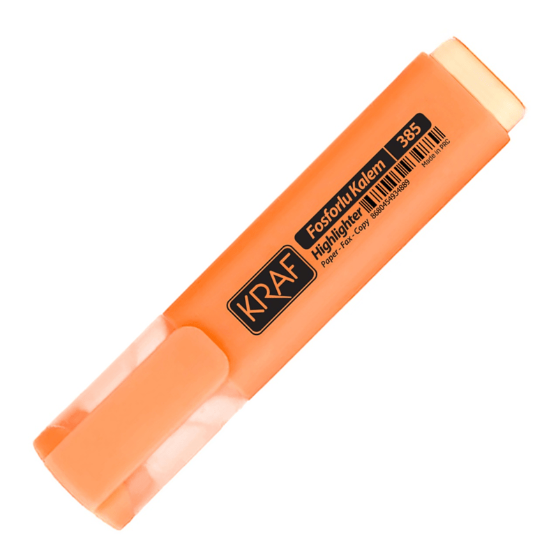 KRAF FOSFORLU KALEM 385 TURUNCU