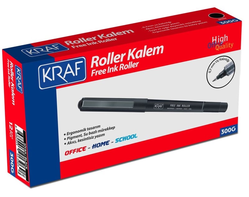 Kraf Roller Kalem 0,7 300g Siyah