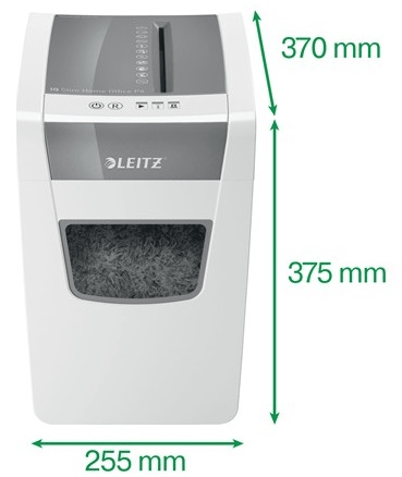 Leitz IQ Home Office Slim P4 Evrak İmha Makinesi (10 Yaprak Kapasiteli - 8001)