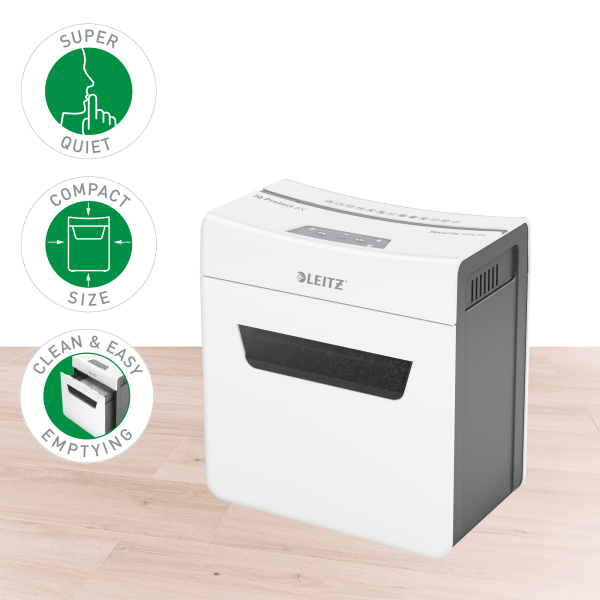 Leitz IQ Office P4 Evrak İmha Makinesi (6 Yaprak Kapasiteli - 8090)