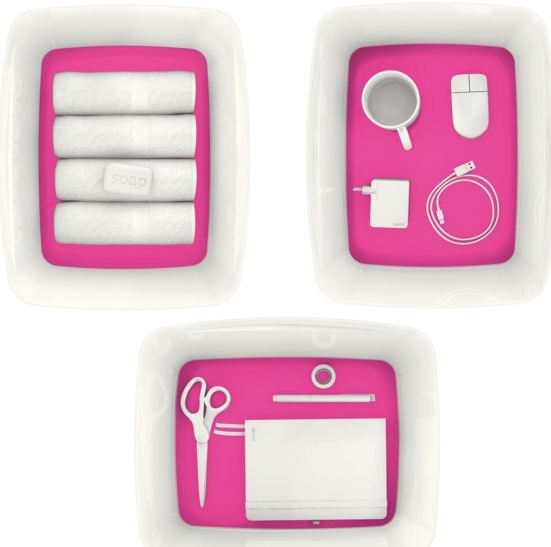 LEITZ SAKLAMA KUTUSU MYBOX GENİŞ L-5216 PEMBE
